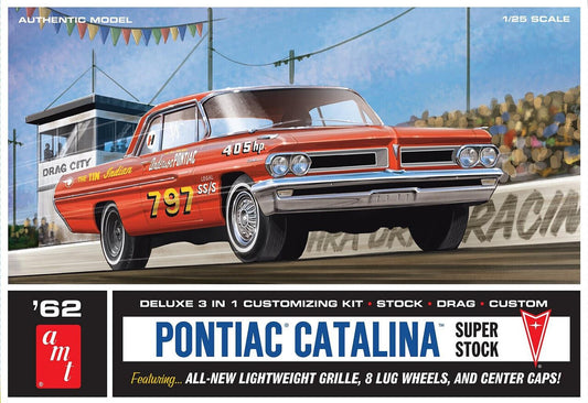 AMT 1/25 1962 Pontiac Catalina Super Stock Plastic Model Kit