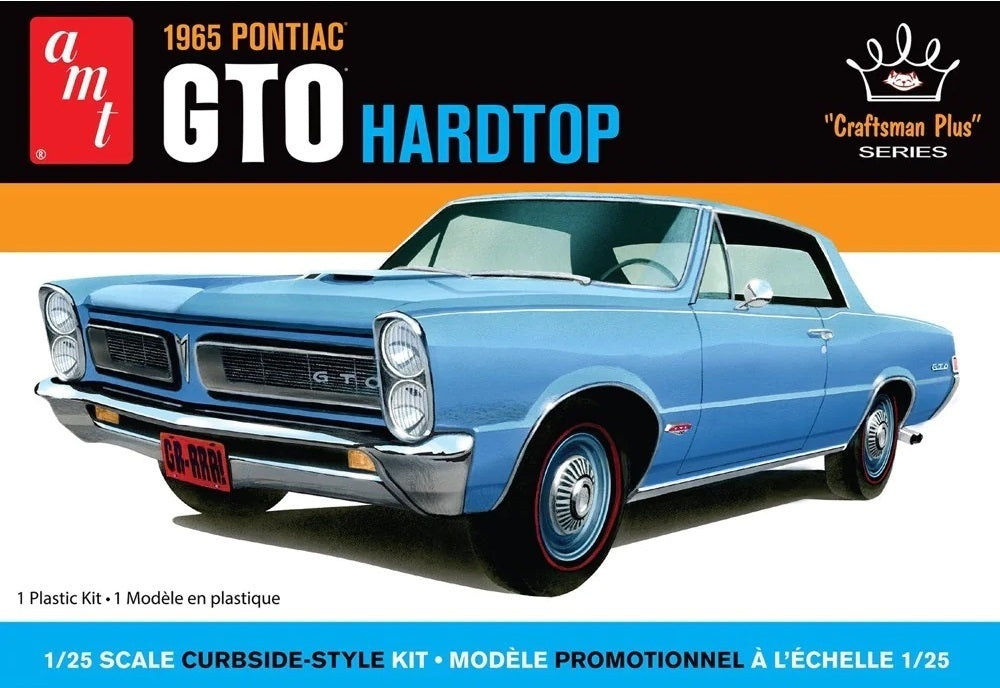 AMT 1/25 1965 Pontiac GTO Hardtop Craftsman Plus Plastic Model Kit