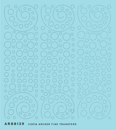 Archer 1/48 - 1/32 scale aircraft rivets in spiral and circular patterns