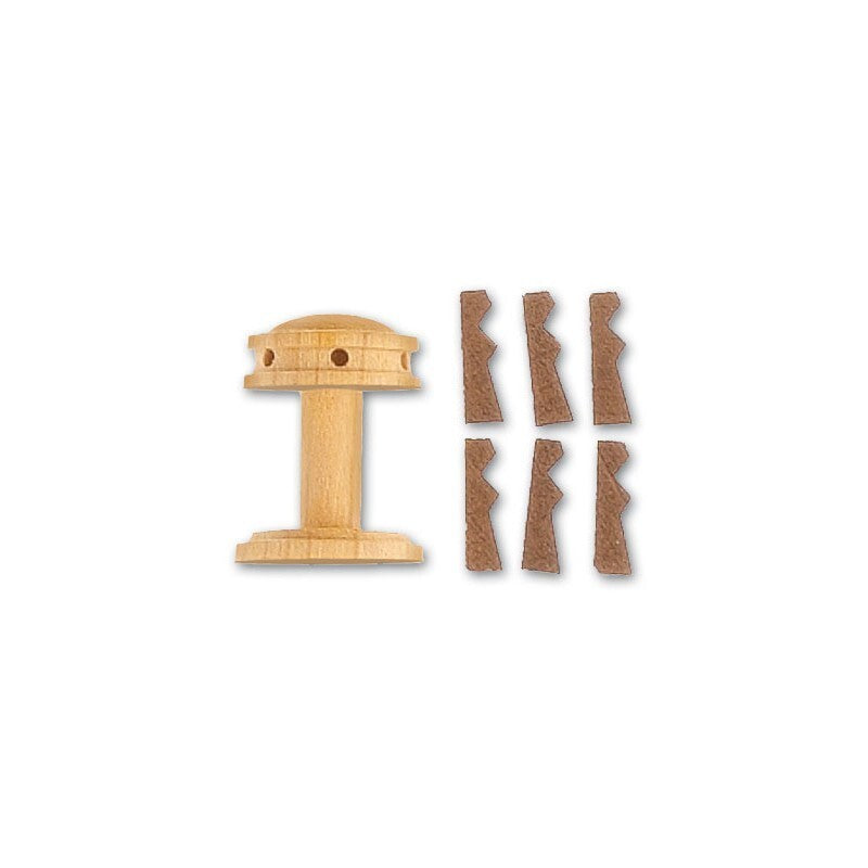 Artesania Capstan Vertical 20.0mm (2) Wooden Ship Accessory