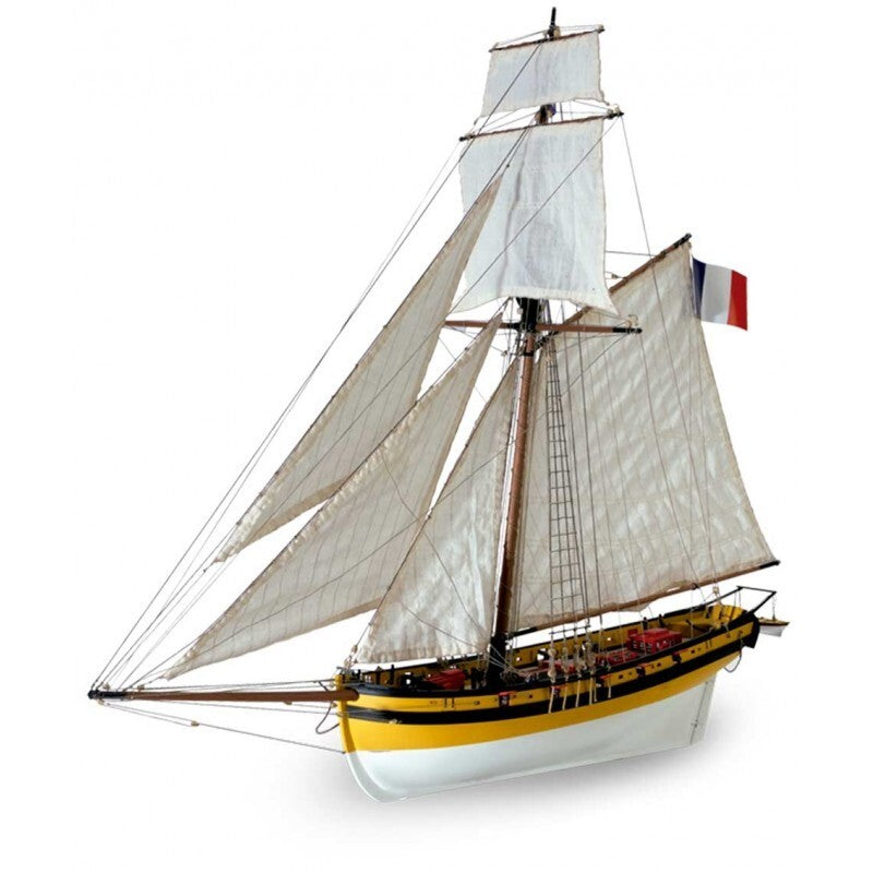 Artesania 1/50 Le Renard French Cutter Wooden Ship Model