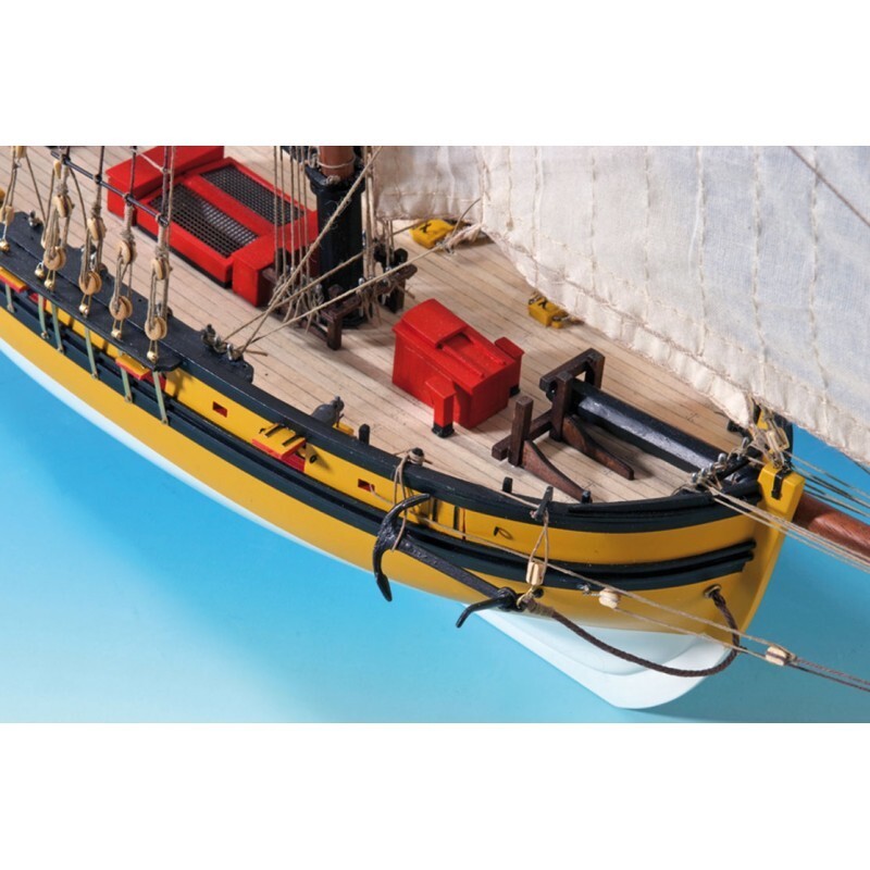 Artesania 1/50 Le Renard French Cutter Wooden Ship Model