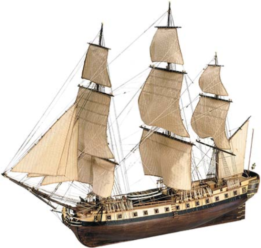 Artesania 1/89 La Fayette Hermione Wooden Ship Model