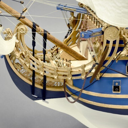 Artesania 1/72 LE Soleil Royal Louis XIV's Flagship w/ Figurines and Working Lights Wooden S