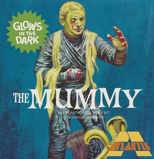 Atlantis 1/8 Lon Chaney Jr. The Mummy Glow Limited Edition Plastic Model Kit