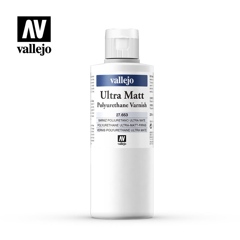 Vallejo Ultra Matt Polyurethane Varnish 200ml