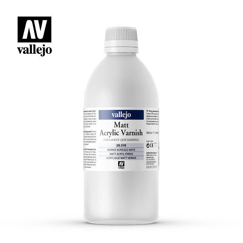 Vallejo  Mat Varnish 500 ml.