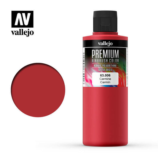 Vallejo Premium Color Carmíne 200 ml.