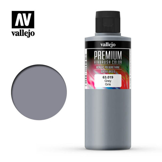 Vallejo Premium Color Grey 200 ml. [63019]