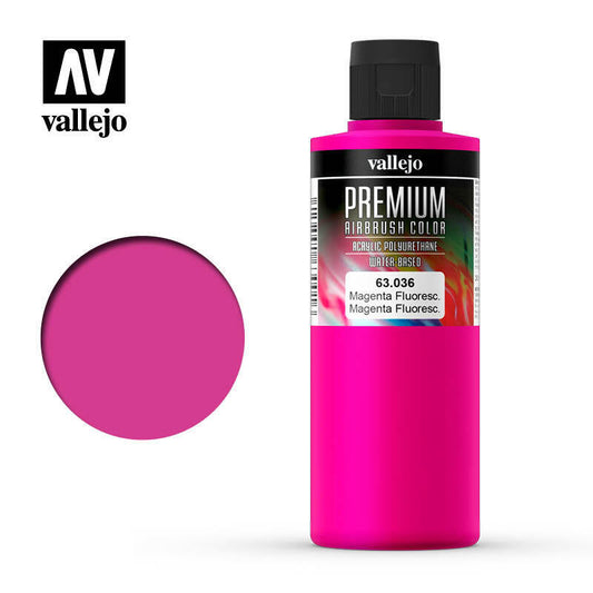 Vallejo Premium Color Magenta Fluo 200 ml.