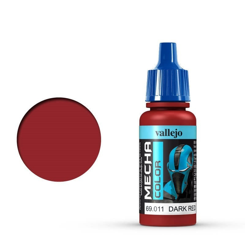 Vallejo Mecha Colour Dark Red  17ml Acrylic Airbrush Paint