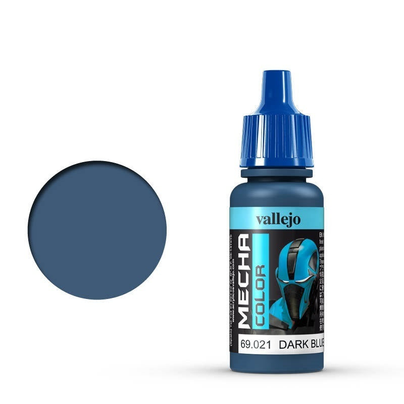 Vallejo Mecha Colour Dark Blue 17ml Acrylic Airbrush Paint