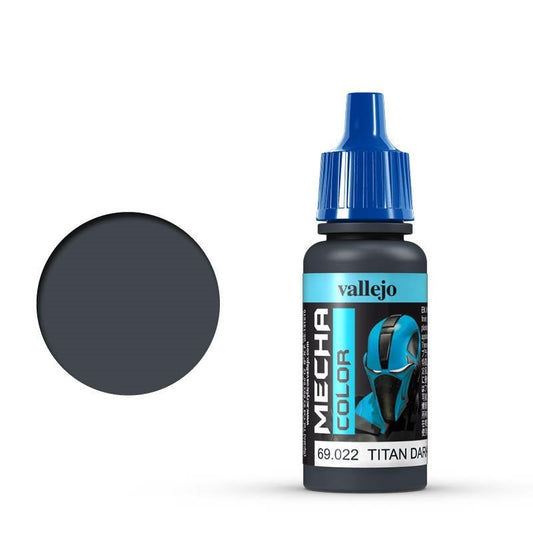 Vallejo Mecha Colour Titan Dark Blue 17ml Acrylic Airbrush Paint