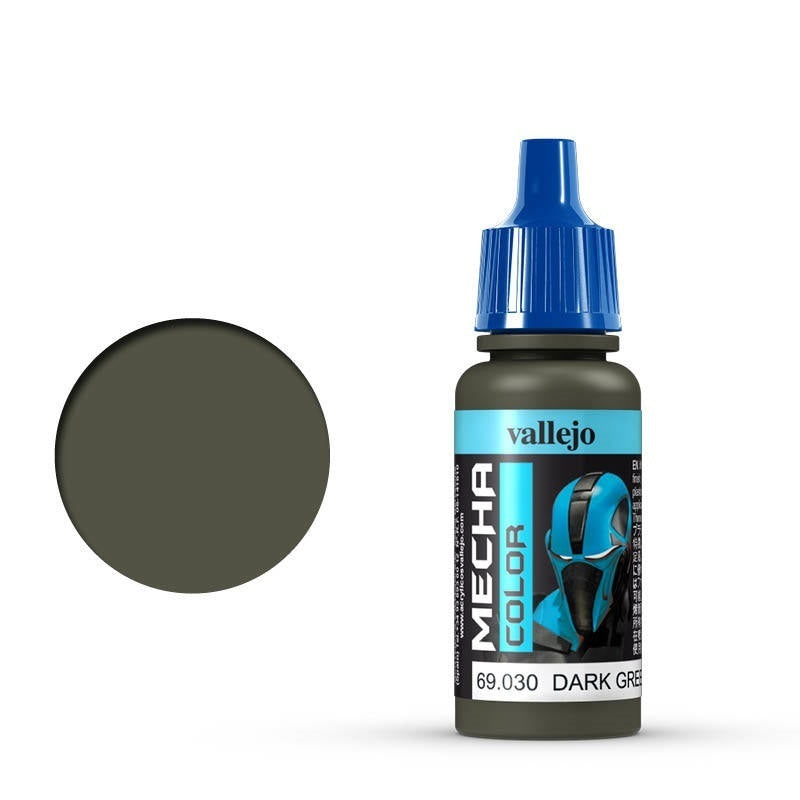 Vallejo Mecha Colour Dark Green 17ml Acrylic Airbrush Paint