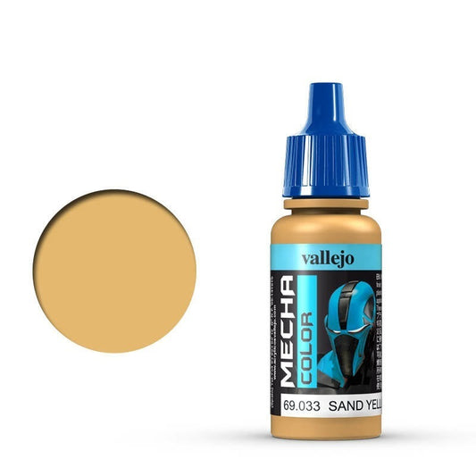 Vallejo Mecha Colour Sand Yellow 17ml Acrylic Airbrush Paint