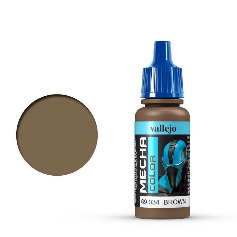 Vallejo Mecha Colour Brown 17ml Acrylic Airbrush Paint