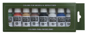 Vallejo Model Colour 8 Wargames Basics 8 Colour Acrylic Paint Set