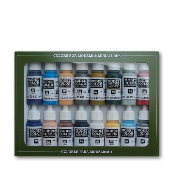 Vallejo Model Colour American Civil War 16 Colour Acrylic Paint Set