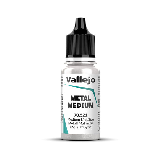 Vallejo Metal Medium 18ml Acrylic Paint