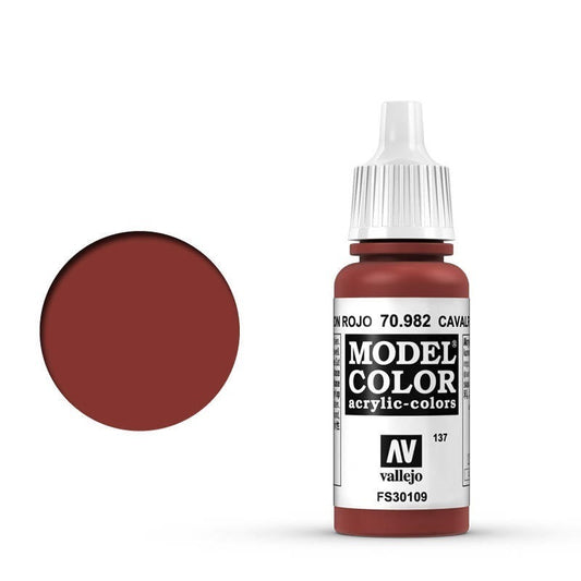 Vallejo Model Colour #137 Cavalry Brown 17 ml Acrylic Paint