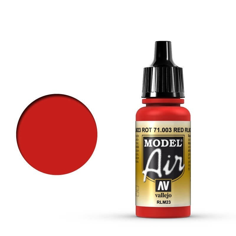 Vallejo Model Air Red RLM23 17 ml Acrylic Airbrush Paint