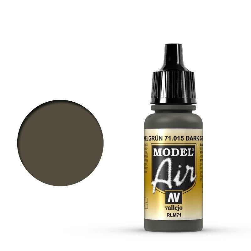 Vallejo Model Air Dark Green RLM71 17 ml Acrylic Airbrush Paint