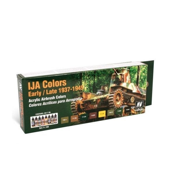 Vallejo Model Air IJA Colors 1939/1945 Colour Acrylic Airbrush Paint Set