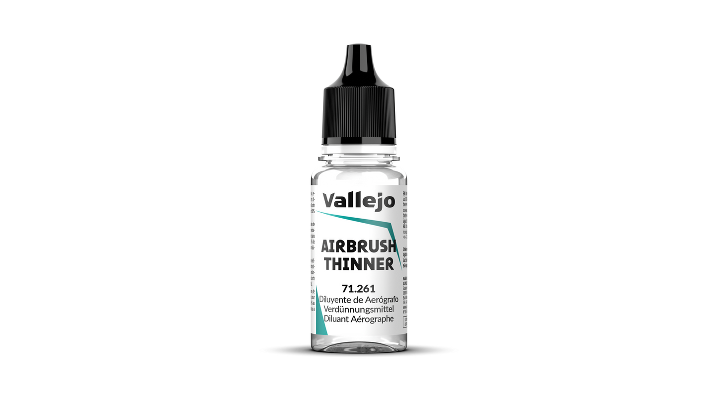 Vallejo Airbrush Thinner 18ml Acrylic Paint - New Formulation