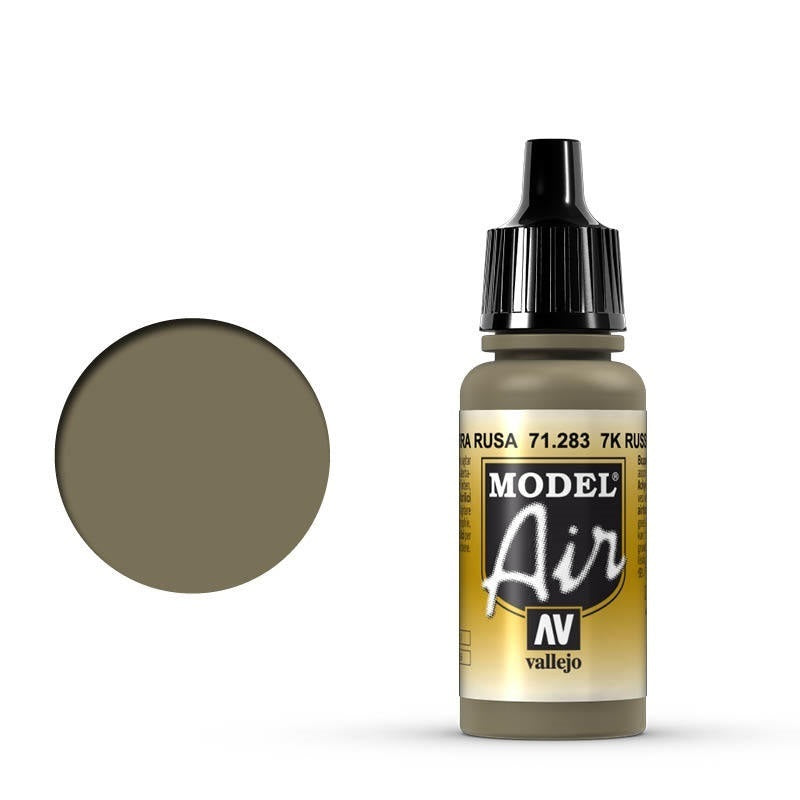 Vallejo Model Air 7K Russian Tan 17 ml Acrylic Airbrush Paint