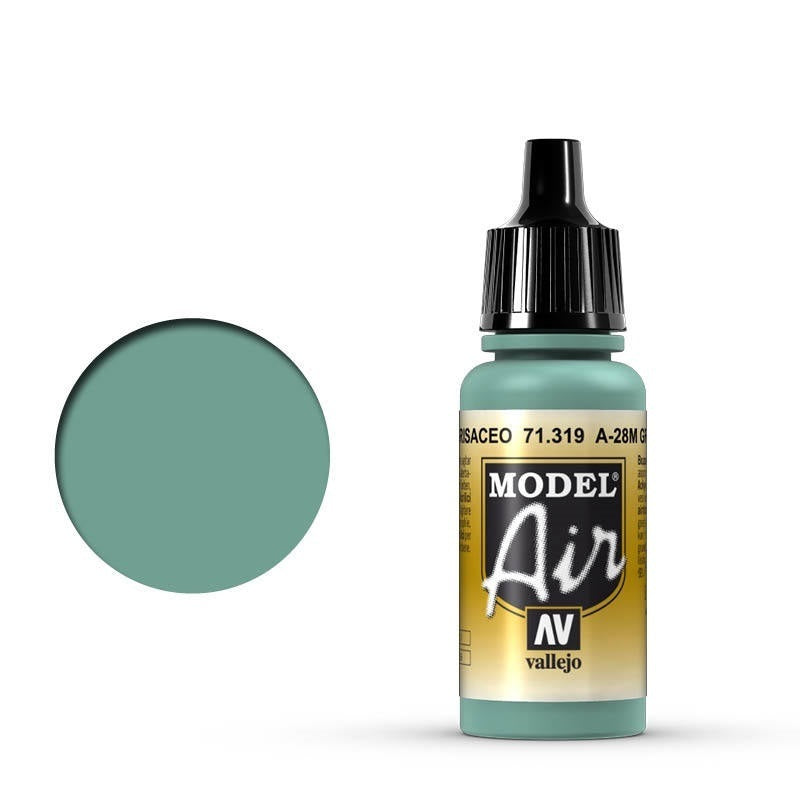 Vallejo Model Air A-28M Greyish Blue 17 ml Acrylic Airbrush Paint