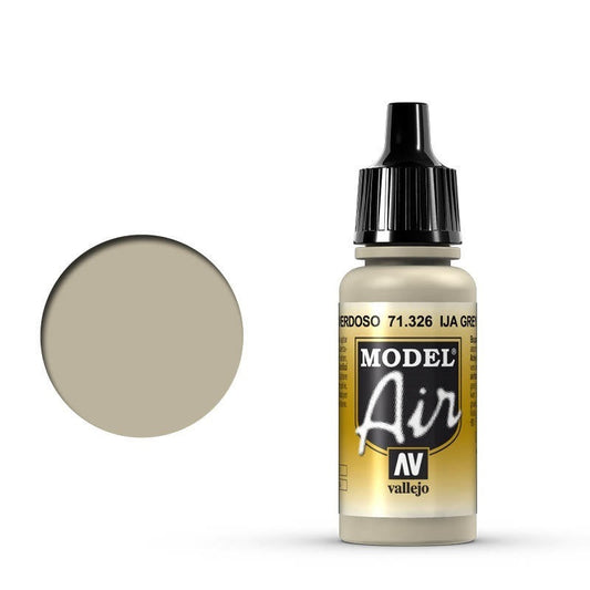 Vallejo Model Air IJA Grey Green 17 ml Acrylic Airbrush Paint