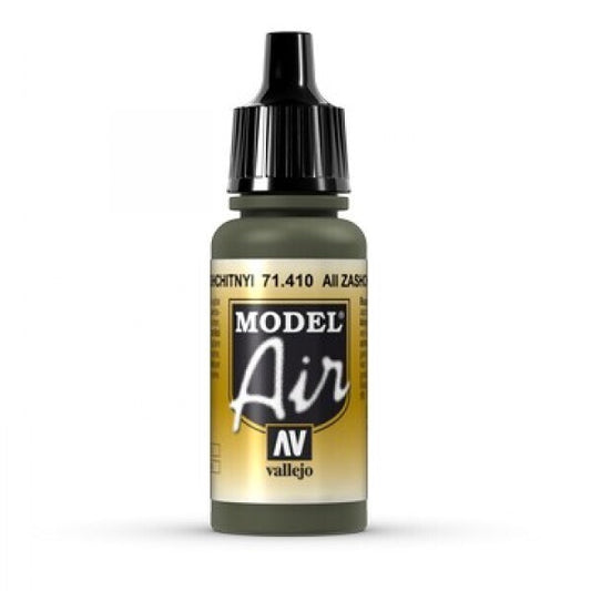 Vallejo Model Air AII Zashchitnyi Camouflage Green 17ml Acrylic Paint