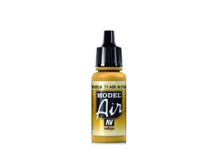 Vallejo Model Air Nº17 Earth Yellow 17ml Acrylic Paint