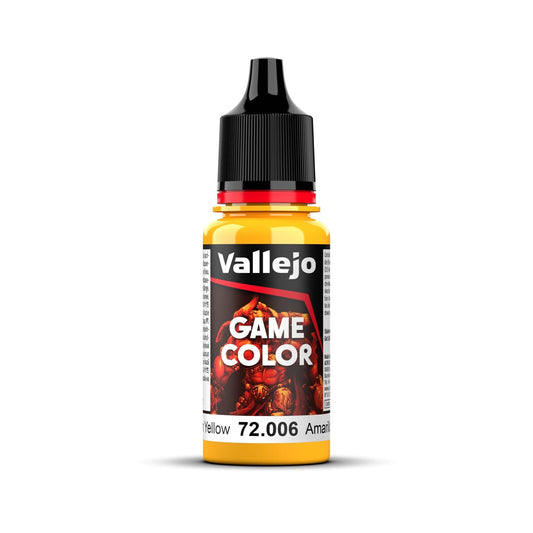 Vallejo Game Colour Sun Yellow 18ml Acrylic Paint