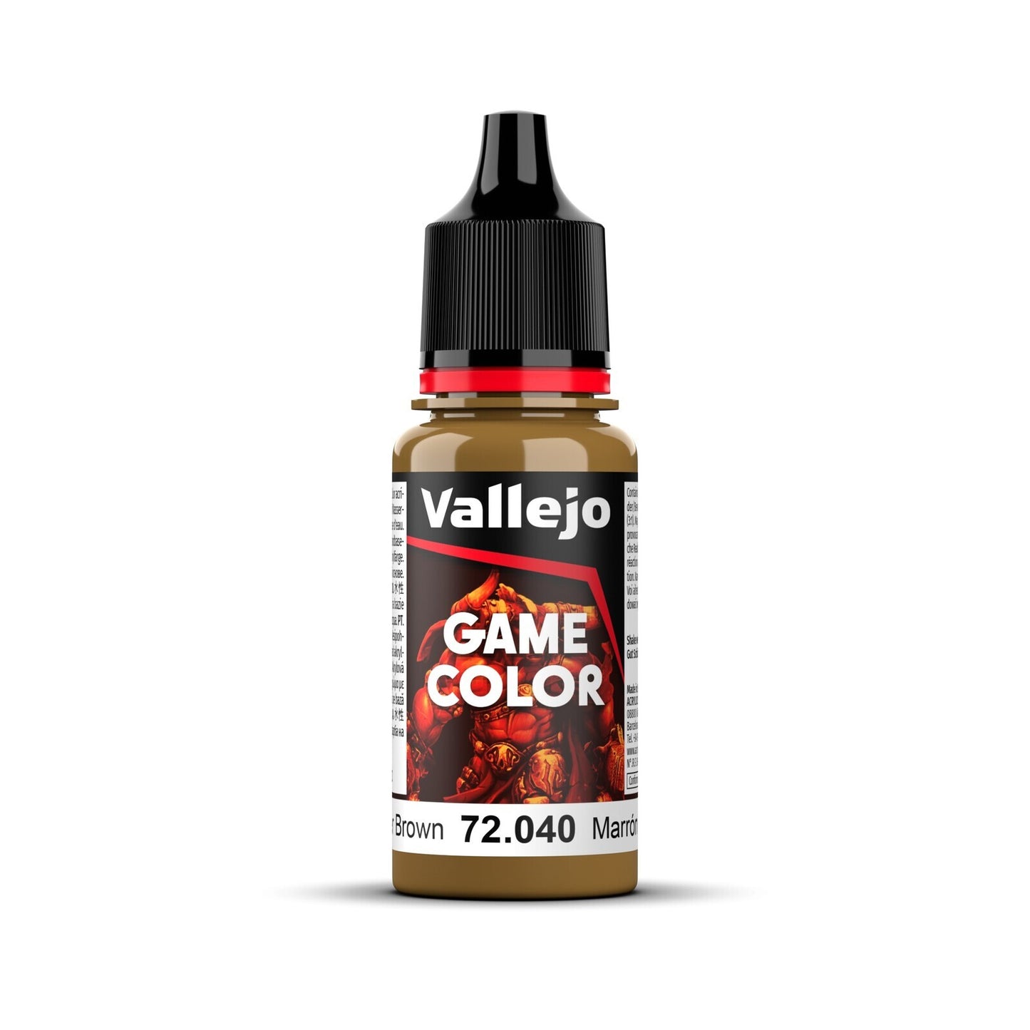 Vallejo Game Colour Leather Brown 18ml Acrylic Paint