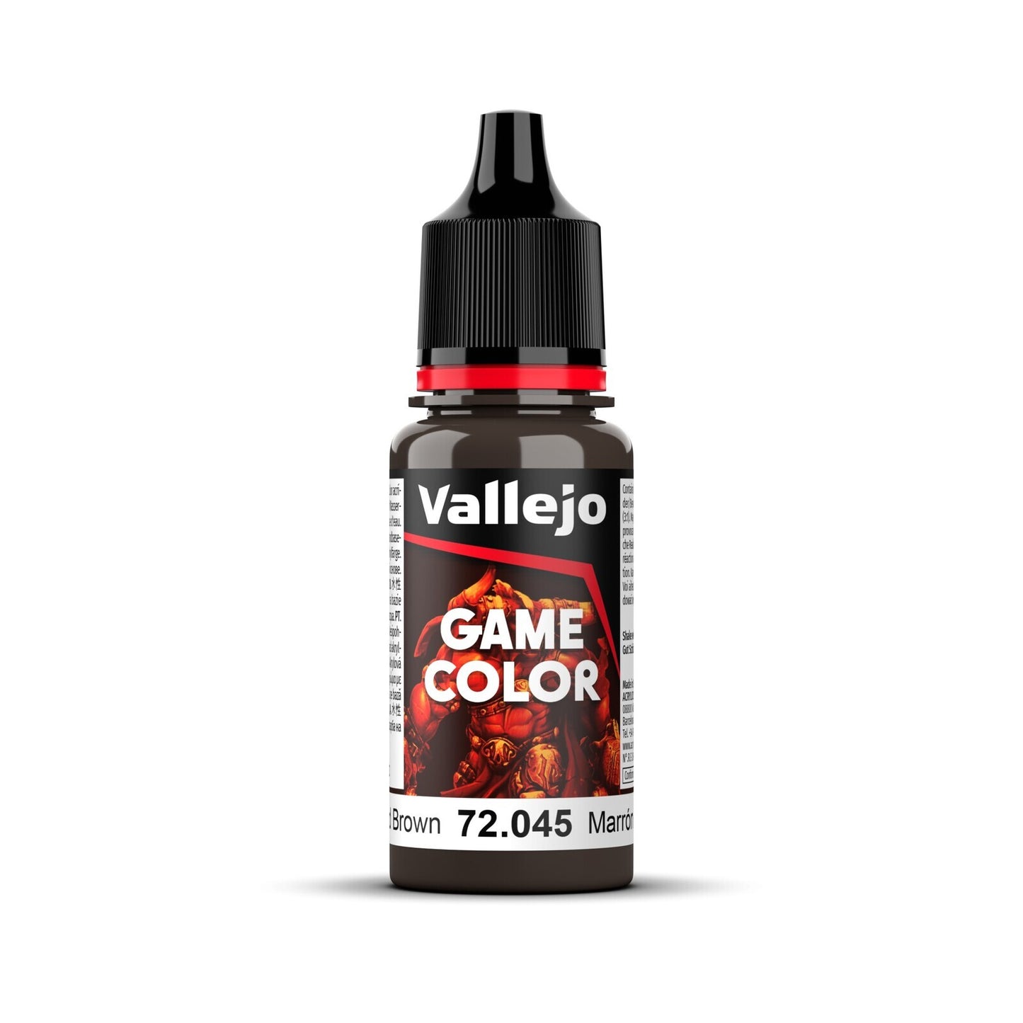 Vallejo Game Colour Charred Brown 18ml Acrylic Paint