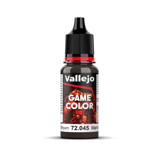 Vallejo Game Colour Charred Brown 18ml Acrylic Paint