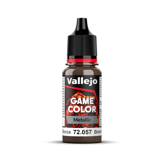 Vallejo Game Colour Metal Bright Bronze 18ml Acrylic Paint