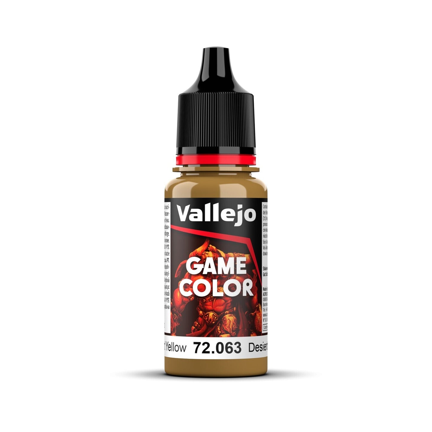 Vallejo Game Colour Desert Yellow 18ml Acrylic Paint