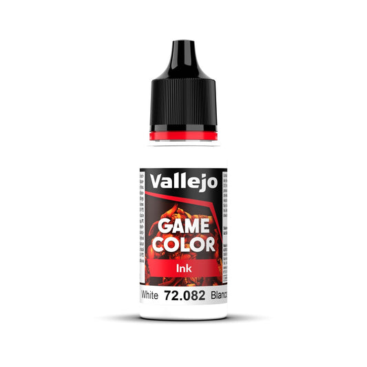 Vallejo Game Colour Ink White 18ml Acrylic Paint