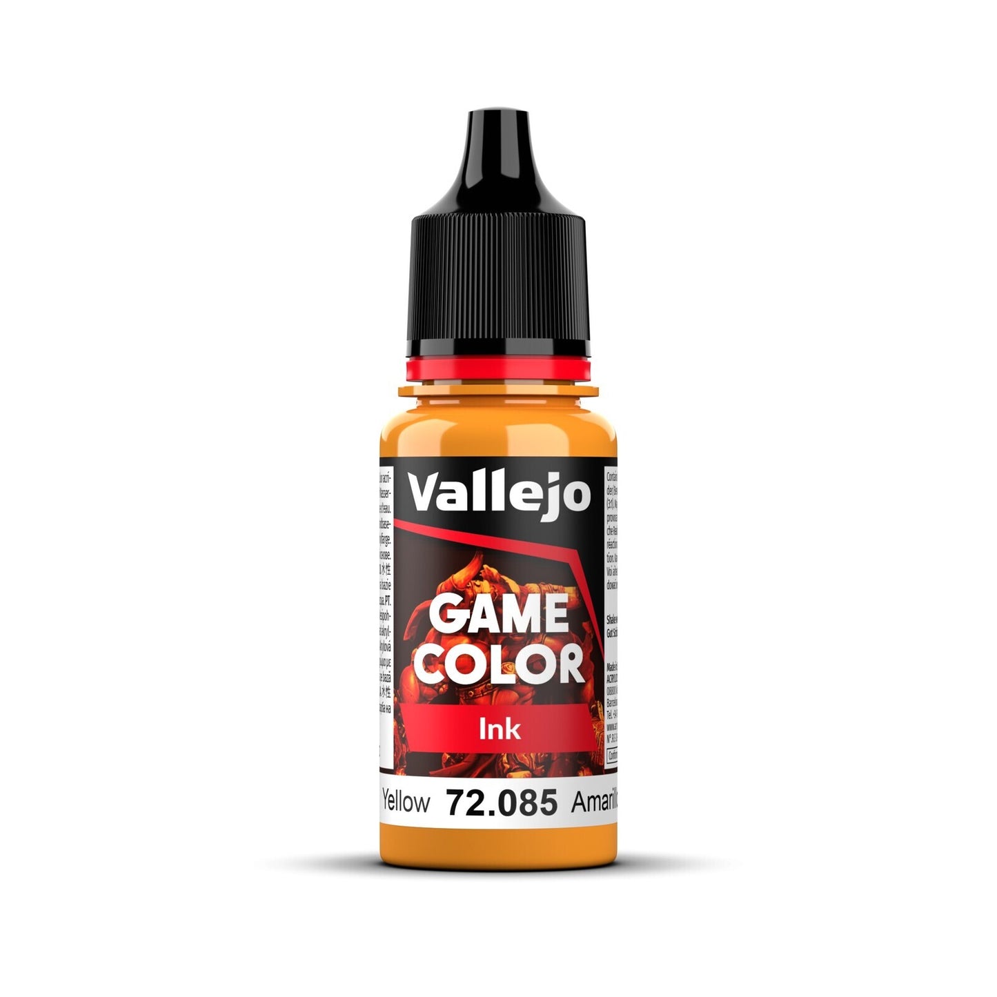 Vallejo Game Colour Ink Yellow 18ml Acrylic Paint