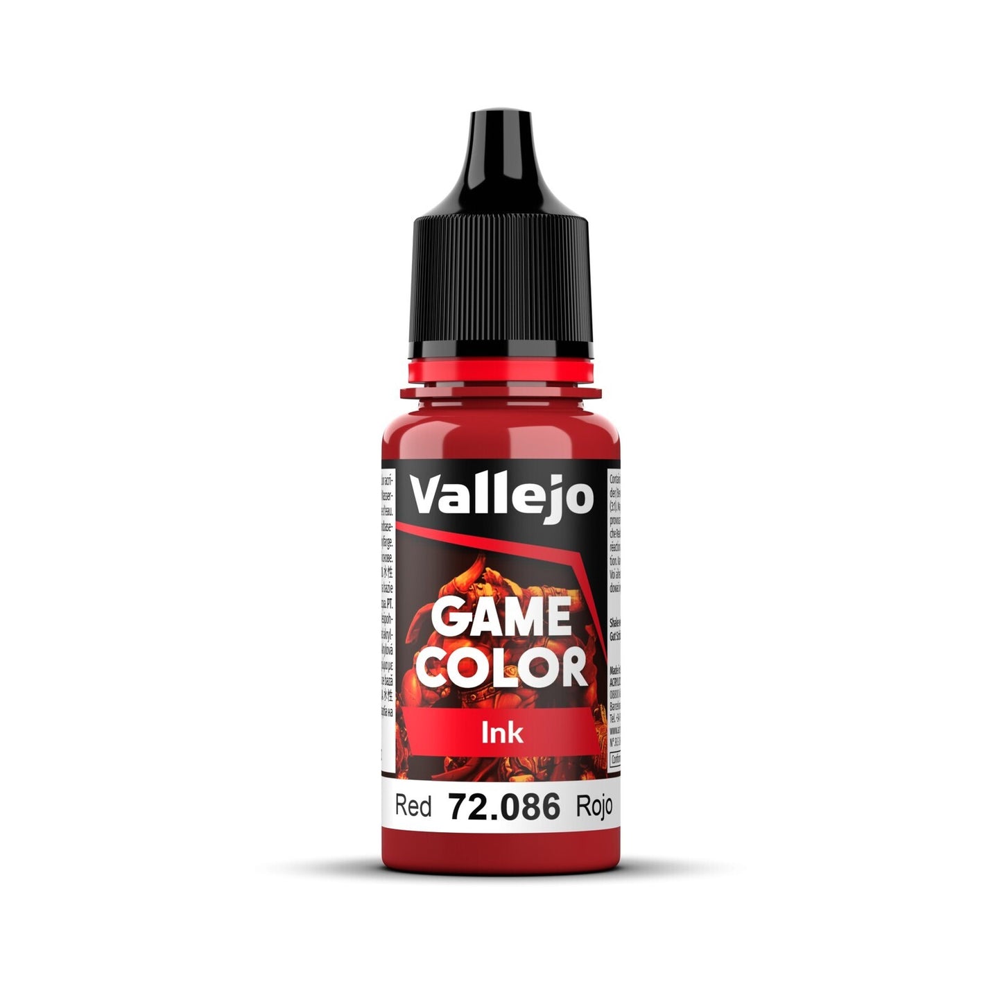 Vallejo Game Colour Ink Red  18ml Acrylic Paint