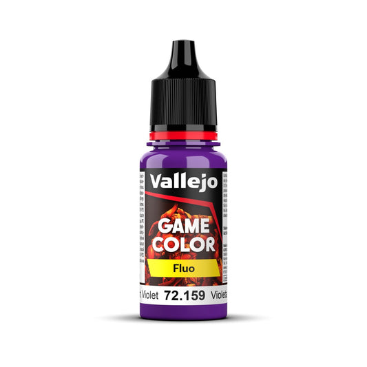 Vallejo Game Colour Fluorescent Violet 18ml Acrylic Paint