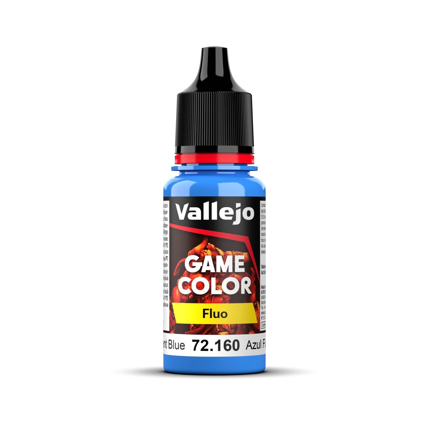 Vallejo Game Colour Fluorescent Blue 18ml Acrylic Paint