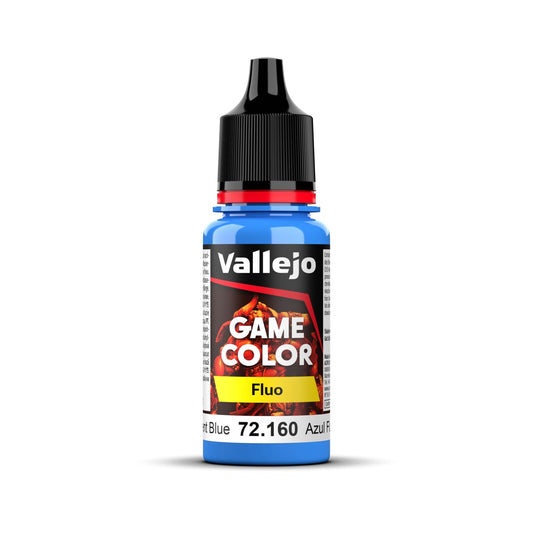 Vallejo Game Colour Fluorescent Blue 18ml Acrylic Paint