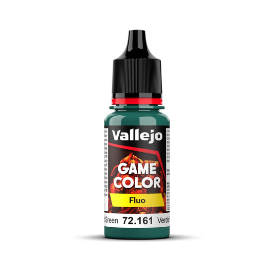 Vallejo Game Colour Fluorescent Cold Green 18ml Acrylic Paint