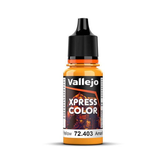 Vallejo Xpress Color Imperial Yellow 18ml Acrylic Paint