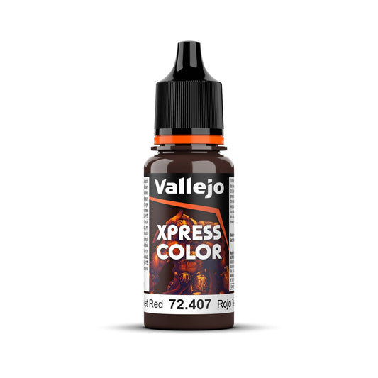 Vallejo Xpress Color Velvet Red 18ml Acrylic Paint