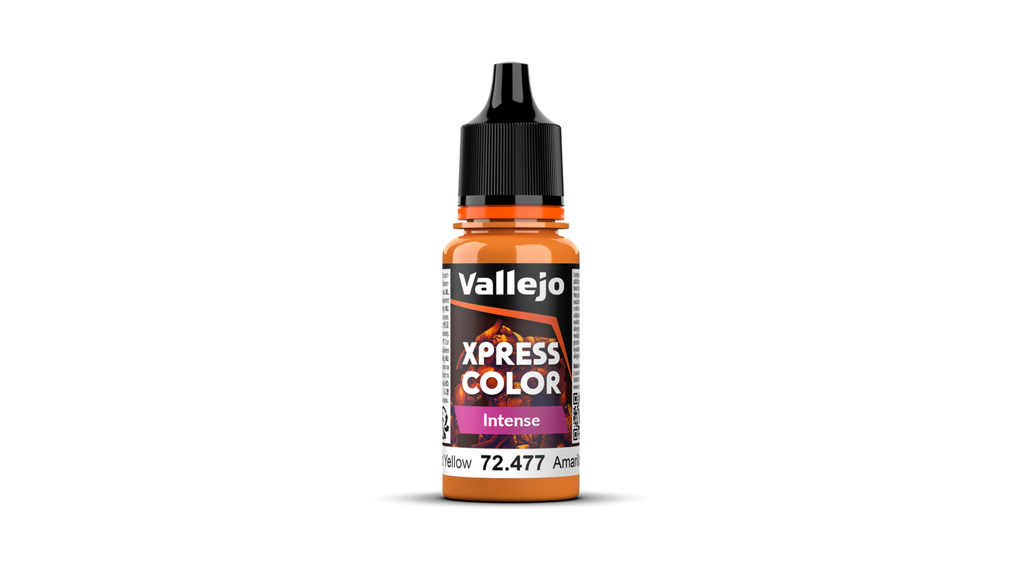 Vallejo Xpress Colour Intense Dreadnought Yellow 18 ml Acrylic Paint