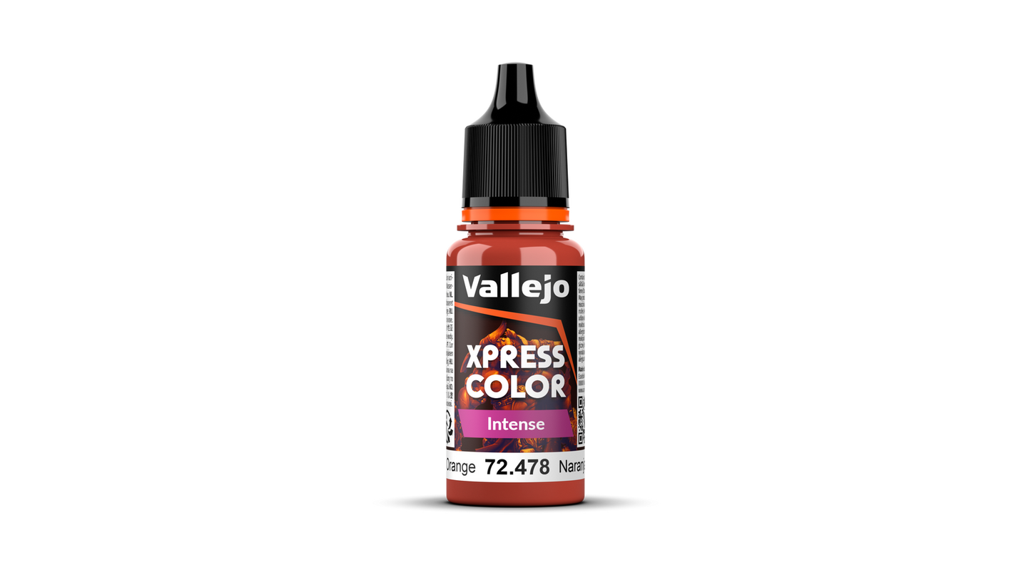 Vallejo Xpress Colour Intense Phoenix Orange 18 ml Acrylic Paint